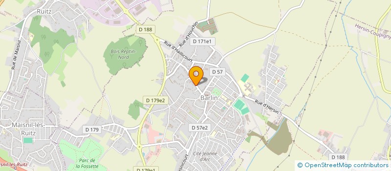 localisation de l'entreprise LEVEREST à BARLIN