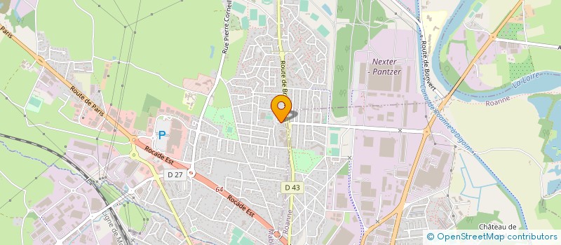 localisation de l'entreprise LEVERRIER 158  MABLY