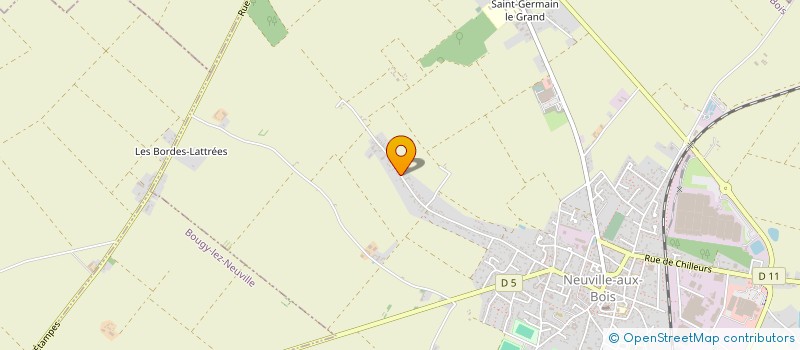 localisation de l'entreprise LEVERT ELAGAGE à NEUVILLE-AUX-BOIS