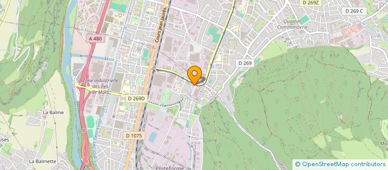 localisation de l'entreprise LEVES TOI ET BOUGES  LE PONT-DE-CLAIX