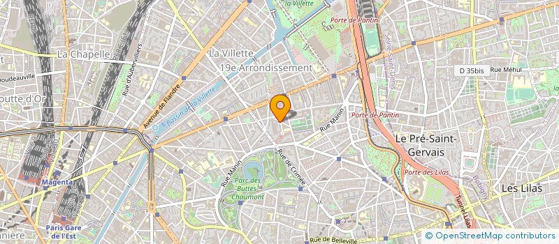 localisation de l'entreprise LEVEST à PARIS