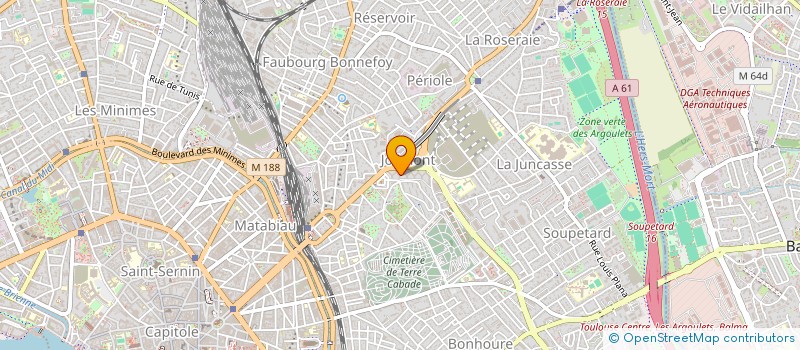 localisation de l'entreprise LEVEUGLE DIDIER ET ET CATHERINE à TOULOUSE