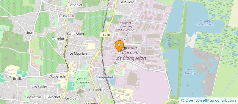 localisation de l'entreprise LEVEUGLE PARTICIPATIONS FINANCES  BLANQUEFORT
