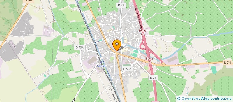 localisation de l'entreprise LEVEZ LE PIED à SENAS