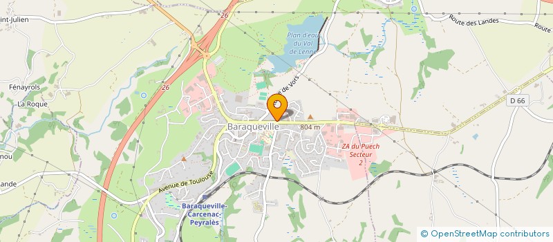 localisation de l'entreprise LEVEZOU SEGALA HANDBALL  FLAVIN