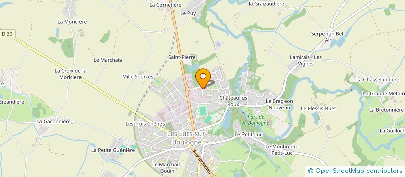 localisation de l'entreprise LEVI  LES LUCS-SUR-BOULOGNE