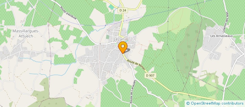 localisation de l'entreprise LEVI MENUISERIES  LEZAN