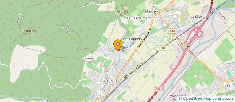 localisation de l'entreprise LEVIA CONSEILS  PEYRUIS