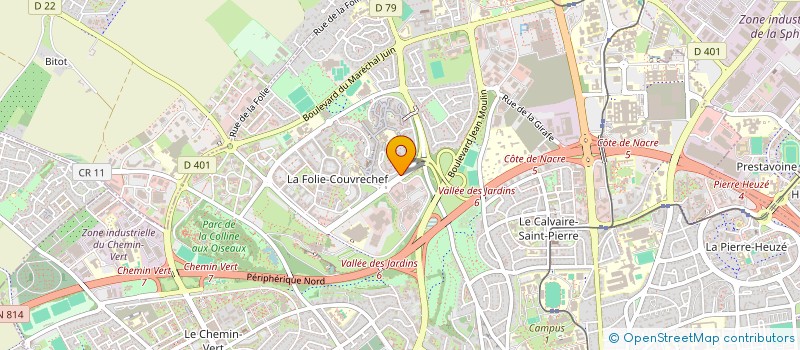 localisation de l'entreprise LEVIEILS SARL  CAEN