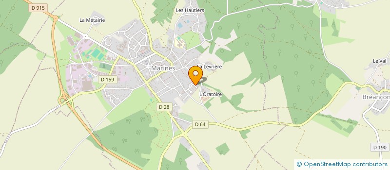 localisation de l'entreprise LEVIERS CONSEILS SERVICES à MARINES