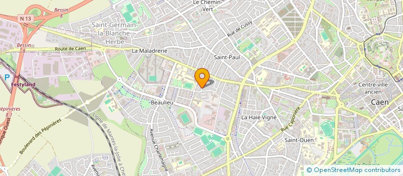 localisation de l'entreprise LEVIG'UNITE  CAEN