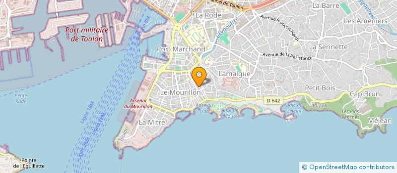 localisation de l'entreprise LEVINA SWANNET  TOULON