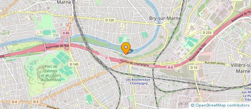 localisation de l'entreprise LEVINE à BRY-SUR-MARNE