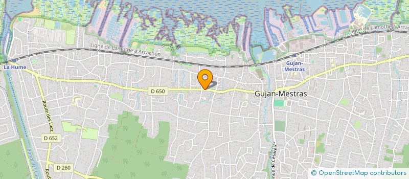 localisation de l'entreprise LEVIS  GUJAN-MESTRAS