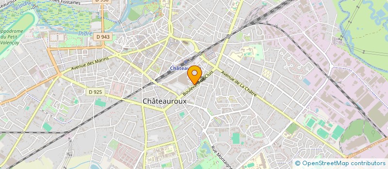 localisation de l'entreprise LEVIS ELECTRICITE à CHATEAUROUX