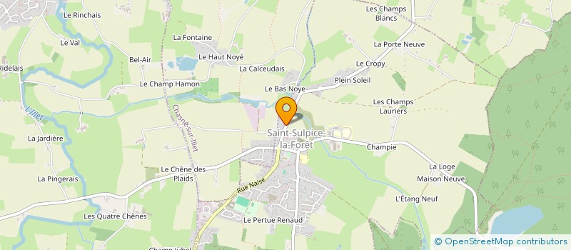 localisation de l'entreprise LEVIS INVEST  SAINT-SULPICE-LA-FORET