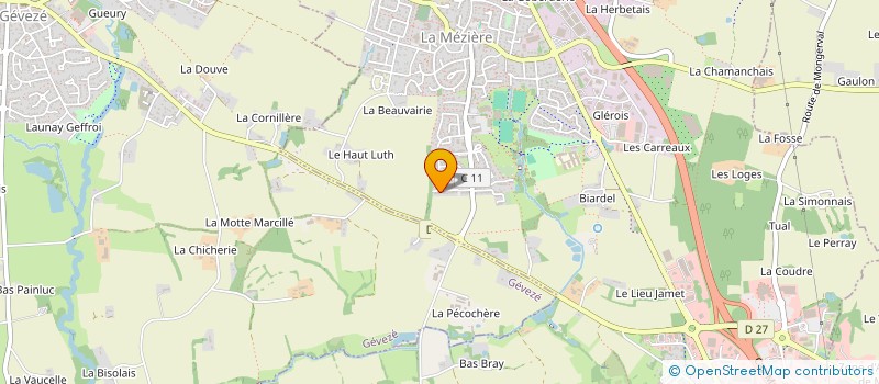 localisation de l'entreprise LEVITAN  LA MEZIERE