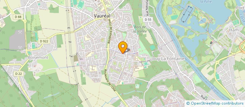 localisation de l'entreprise LEVITE FONDATION à VAUREAL