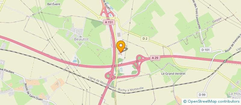 localisation de l'entreprise LEVITRE PERE ET FILS  TOTES