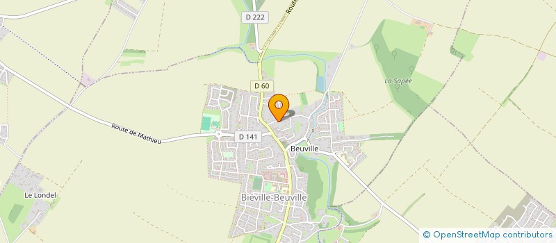 localisation de l'entreprise LEVIVIER IMMOBILIER  BIEVILLE-BEUVILLE