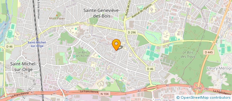localisation de l'entreprise LEVL INNOVATION CONSULTING à SAINTE-GENEVIEVE-DES-BOIS