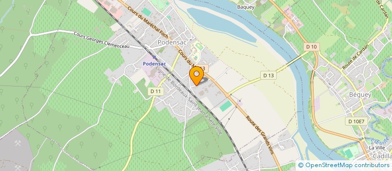 localisation de l'entreprise LEVO  PODENSAC