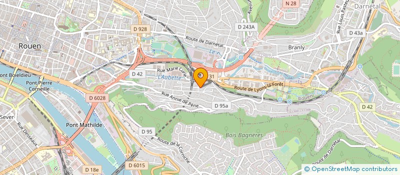 localisation de l'entreprise LEVO RECOUVREMENT  ROUEN