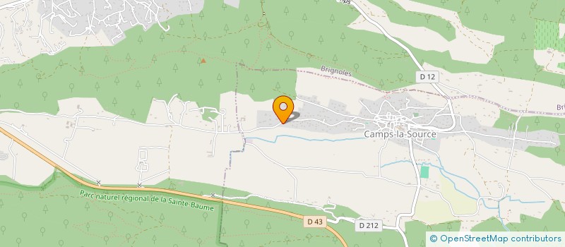 localisation de l'entreprise LEVOGYRE INVEST FORMATION  BRIGNOLES