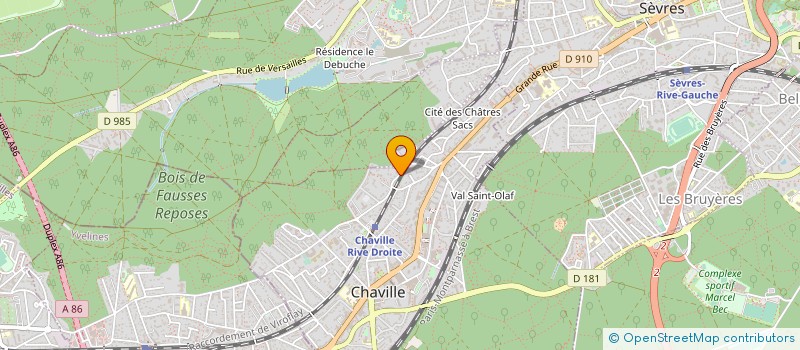 localisation de l'entreprise LEVON à CHAVILLE