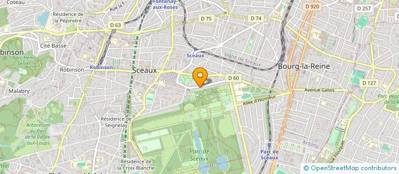 localisation de l'entreprise LEVON - INVEST à SCEAUX