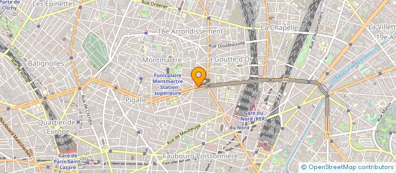 localisation de l'entreprise LEVONTIN  PARIS 18