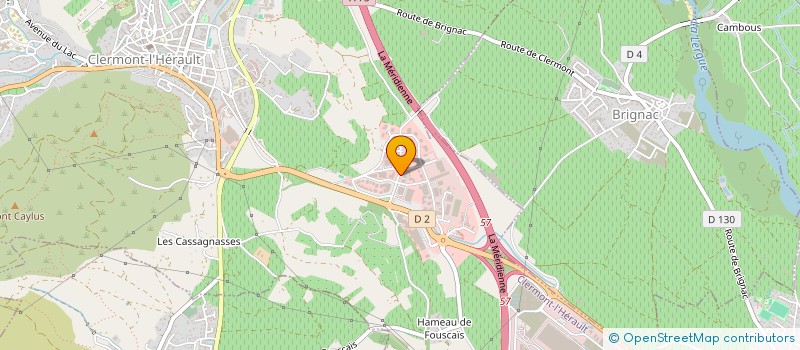 localisation de l'entreprise LEVOPTIC à CLERMONT-L'HERAULT
