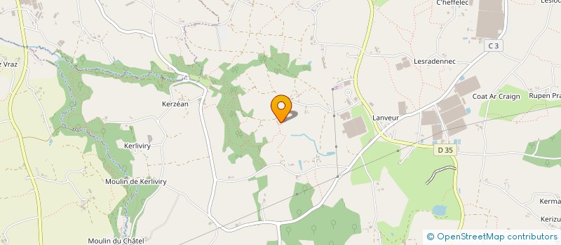 localisation de l'entreprise LEVRAOUEG BREIZH  CLEDER