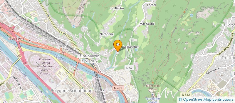 localisation de l'entreprise LEVRAT HERVE MACONNERIE  SAINT-MARTIN-LE-VINOUX