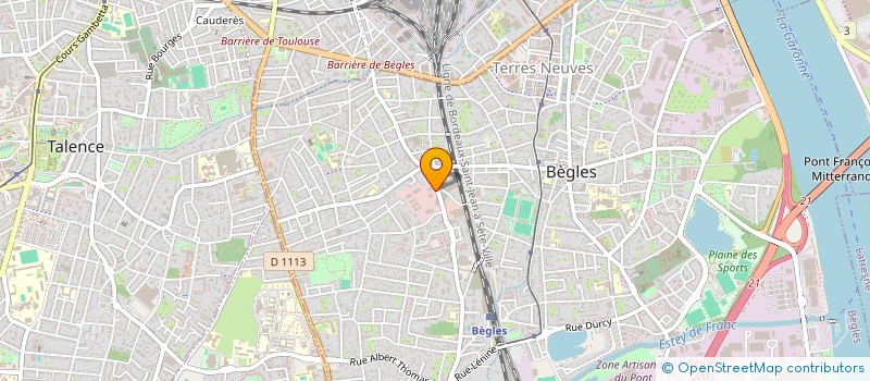 localisation de l'entreprise LEVRAUT ENERGIES 2 à BEGLES