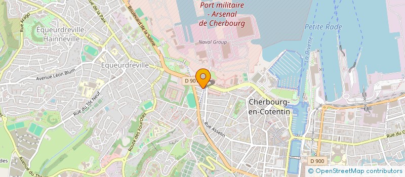 localisation de l'entreprise LEVRECOM  CHERBOURG-EN-COTENTIN
