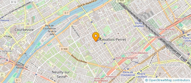 localisation de l'entreprise LEVS CONSEIL à LEVALLOIS-PERRET