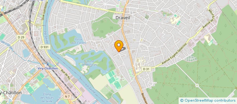 localisation de l'entreprise LEVSON à DRAVEIL