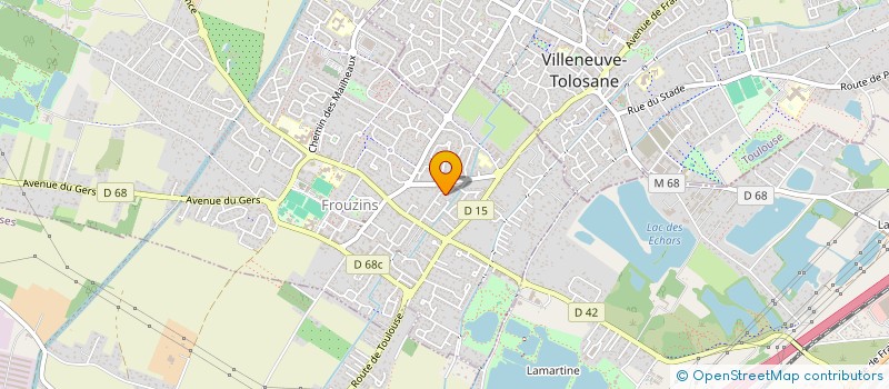 localisation de l'entreprise LEVUI  FROUZINS