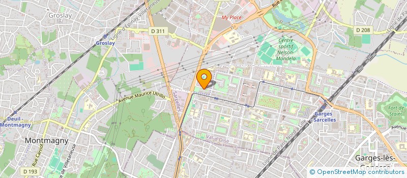 localisation de l'entreprise LEVY  SARCELLES