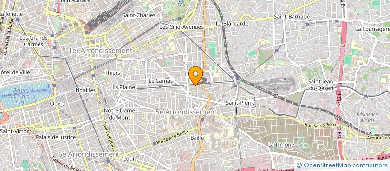 localisation de l'entreprise LEVY CUIRS à MARSEILLE
