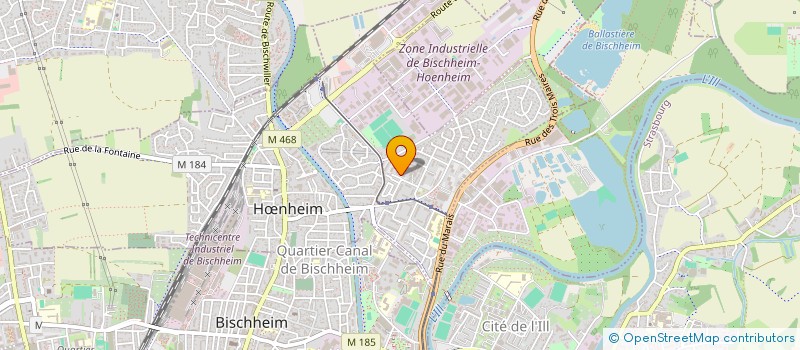 localisation de l'entreprise LEVY MICHEL  HNHEIM