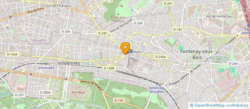 localisation de l'entreprise LEVY SABRINA EURL à VINCENNES