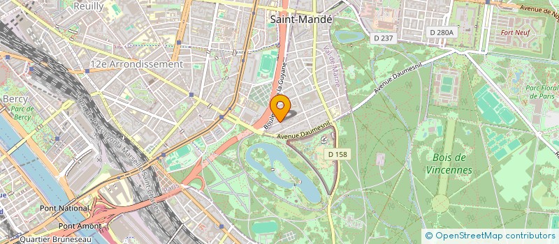 localisation de l'entreprise LEVYNVEST  SAINT-MANDE