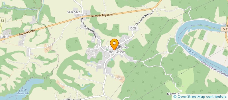 localisation de l'entreprise LEWANDOWSKI CLUB  SAINTE-MARIE-DE-GOSSE