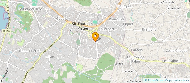 localisation de l'entreprise LEWIS à SIX-FOURS-LES-PLAGES