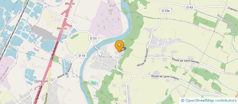 localisation de l'entreprise LEWIS  MAUZAC