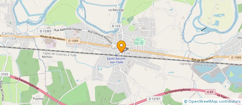 localisation de l'entreprise LEWIS IMMOBILIER  SAINT-SEURIN-SUR-L'ISLE