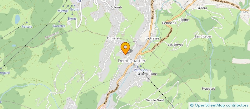 localisation de l'entreprise LEWIS INDIVISION  DEMI-QUARTIER