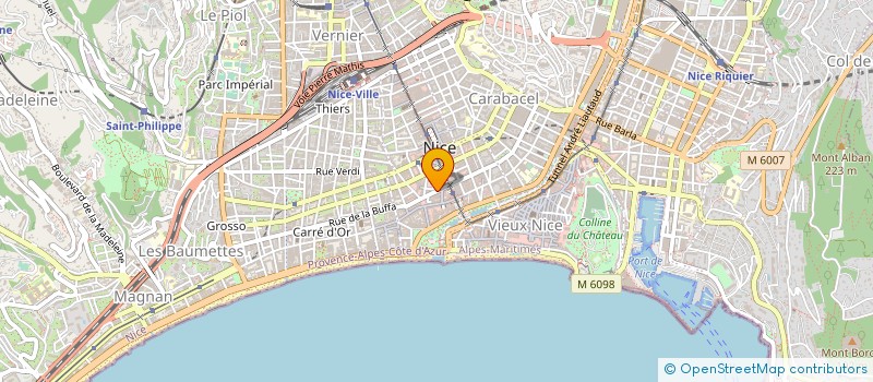 localisation de l'entreprise LEWISMAUD à NICE